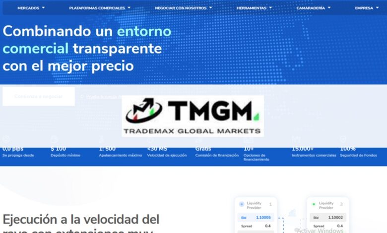 TMGM (Trademax Global Markets)